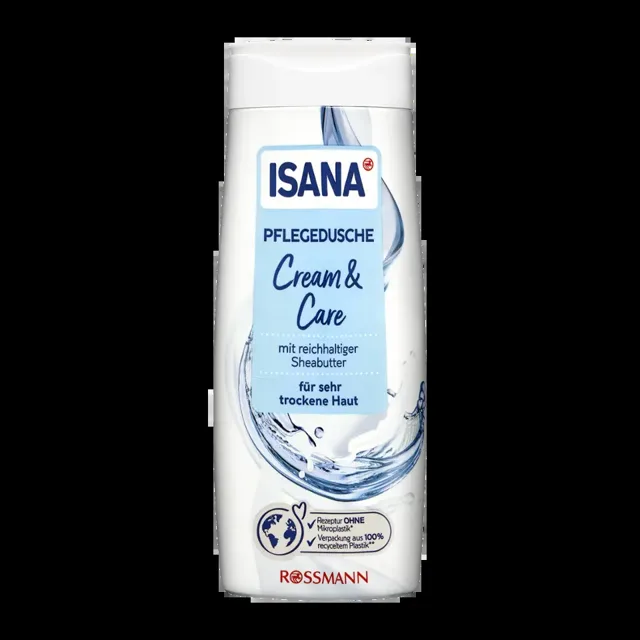 ISANA Jemný sprchový gel Cream & Care 300 ml