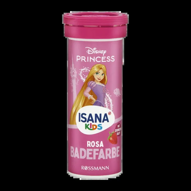 ISANA Kids Barevné tablety do koupele, různé druhy červená/modrá 42 g