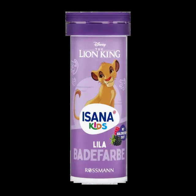 ISANA Kids Barevné tablety do koupele, různé druhy fialová/tyrkysová 42 g