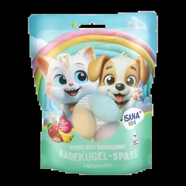 ISANA Kids Dětské koupelové koule 3 ks