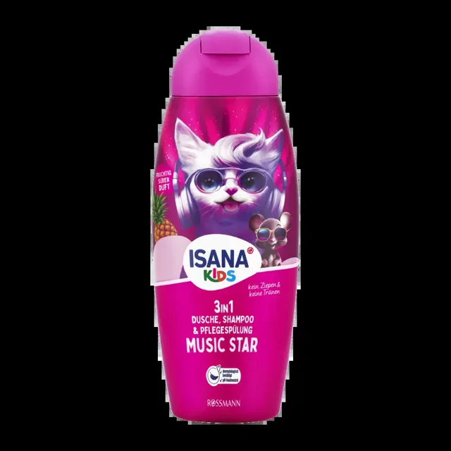 ISANA Kids Mycí gel Music Star 3v1 300 ml