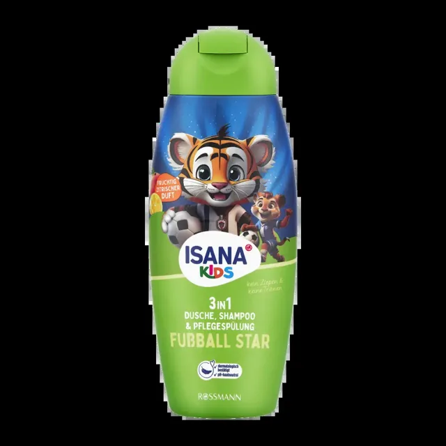 ISANA Kids Sprchový gel 3v1 Football Star 300 ml