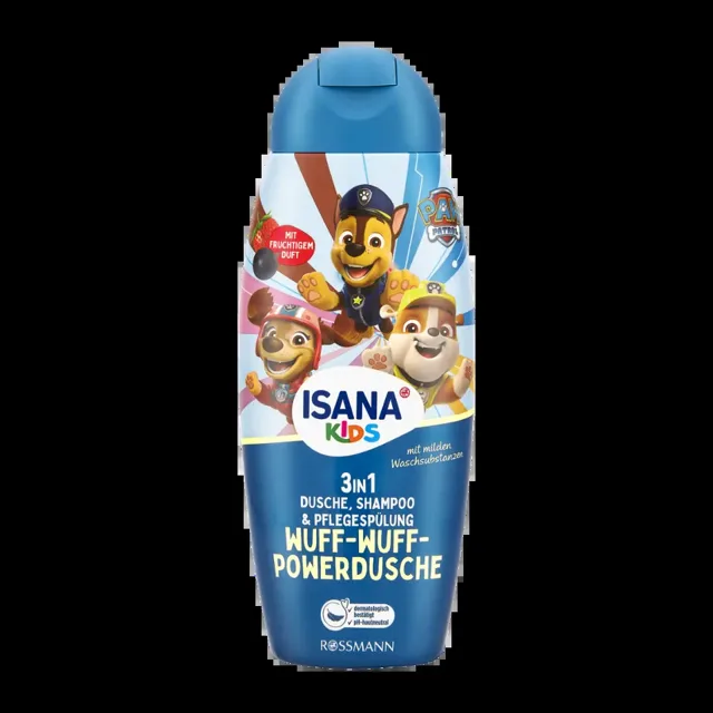 ISANA Kids Sprchový gel 3v1 Tlapková patrola 300 ml
