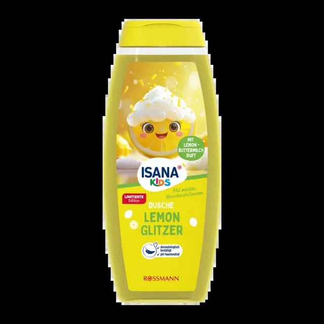 ISANA Kids Sprchový gel s glitry Citron 300 ml