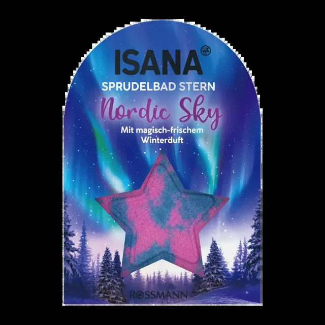 ISANA Koupelová hvězda Nordic Sky