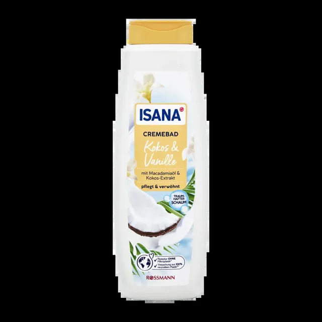 ISANA Krémová pěna do koupele Kokos a vanilka 750 ml