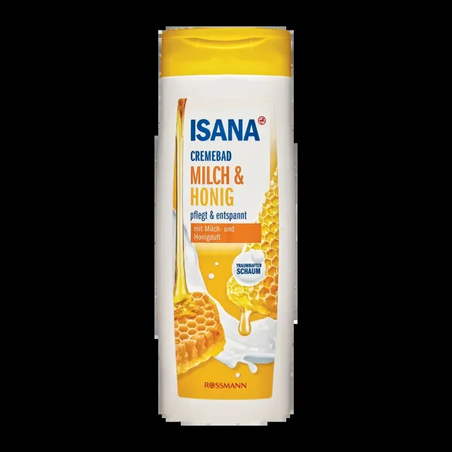 ISANA Krémová pěna do koupele Mléko & med 750 ml