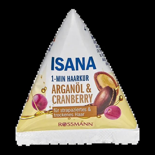ISANA Maska na vlasy 1 min Arganový olej a brusinky 25 ml