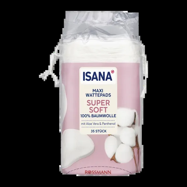 ISANA Maxi odličovací tampony s aloe vera a panthenolem 35 ks