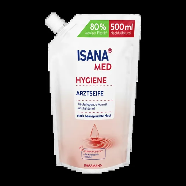 ISANA Med Antibakteriální mýdlo náhradní náplň 500 ml