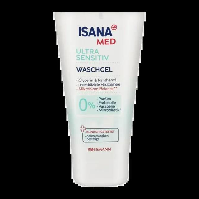 ISANA Med Čisticí gel pro citlivou pleť Ultra Sensitiv 150 ml