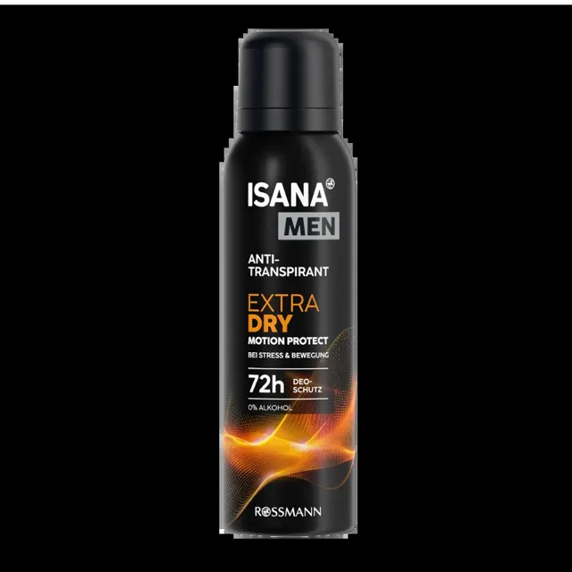 ISANA Men Antiperspirant sprej pro muže Motion Protect 200 ml