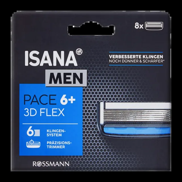 ISANA Men Břity na holení 8 ks