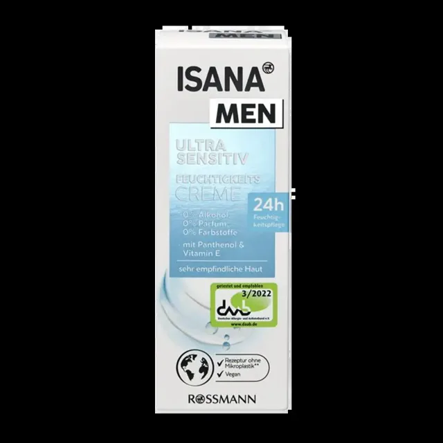 ISANA Men Denní krém Ultra Sensitive 75 ml