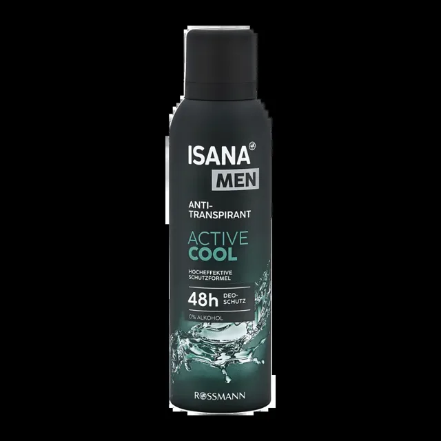 ISANA Men Deodorant sprej Active Cool 200 ml