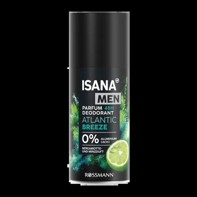 ISANA Men Deodorant sprej pro muže Atlantic Breeze 150 ml