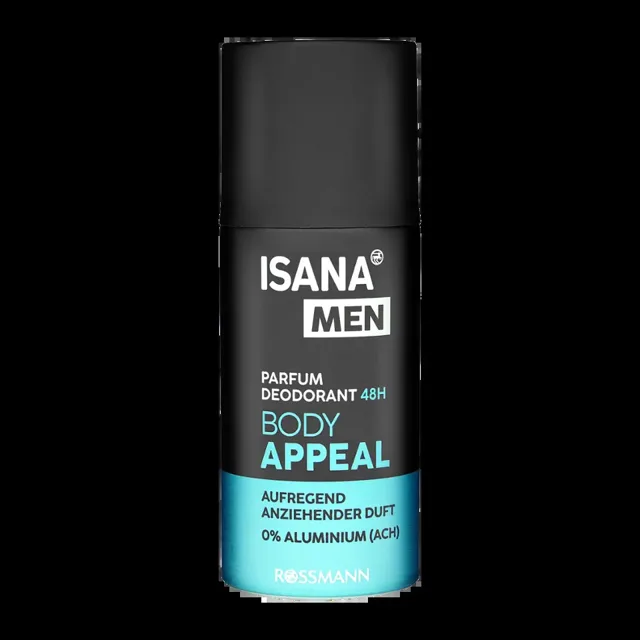 ISANA Men Deodorant sprej pro muže Body Appeal 150 ml