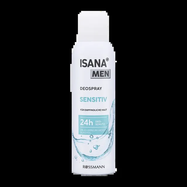 ISANA Men Deodorant sprej pro muže Sensitiv 200 ml