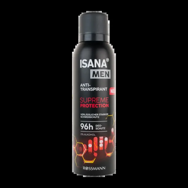 ISANA Men Deodorant sprej Supreme Protection 96H 200 ml