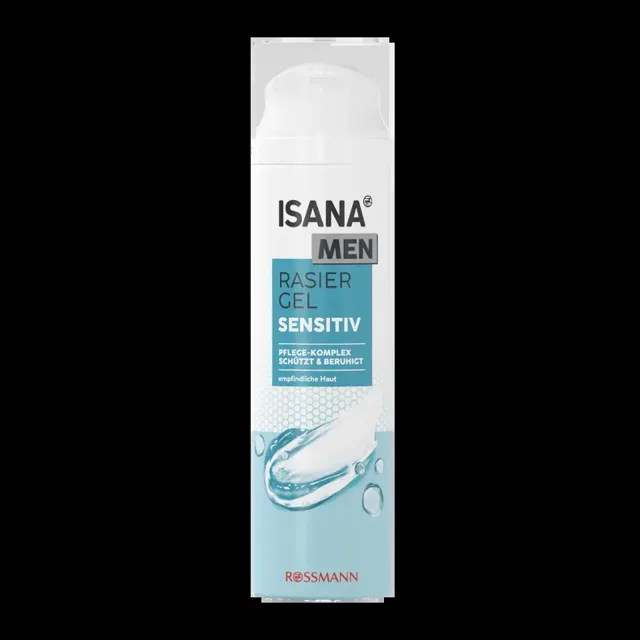 ISANA Men Gel na holení Sensitive 200 ml