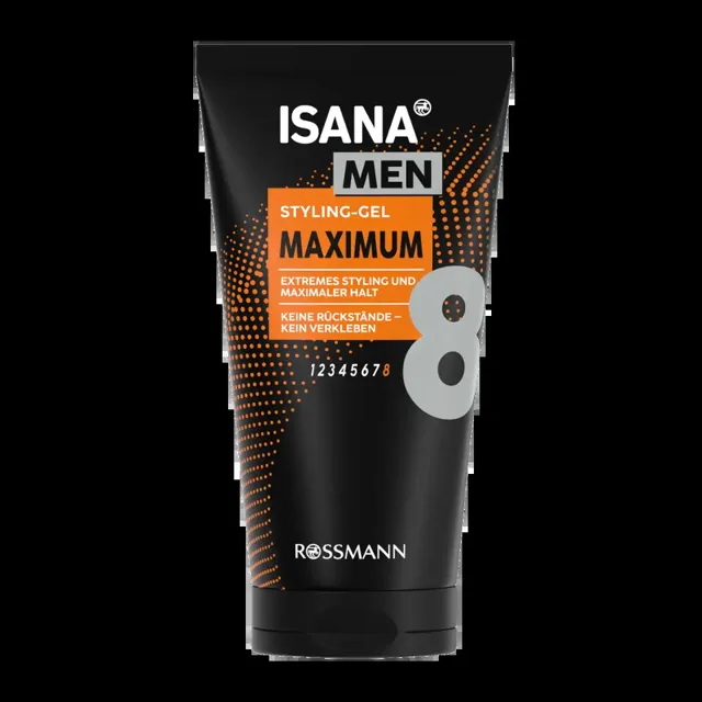 ISANA Men Gel na vlasy Maximum 8 150 ml