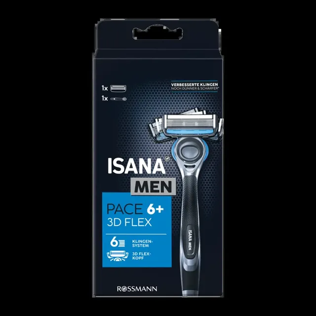 ISANA Men Holicí strojek PACE 6 břitů