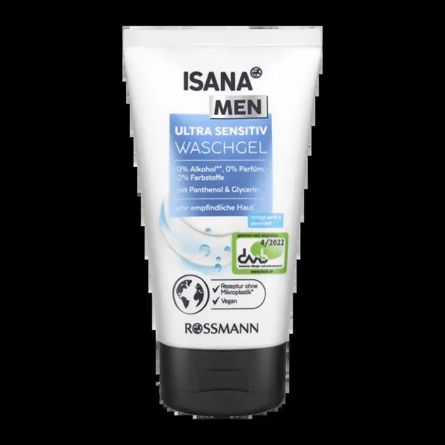 ISANA Men Mycí gel Ultra sensitive 150 ml
