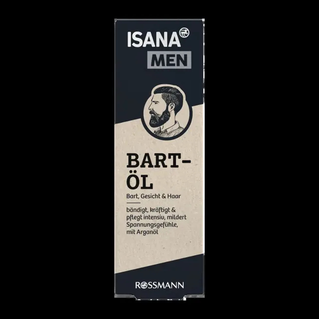 ISANA Men Olej na vousy, pleť a vlasy 30 ml