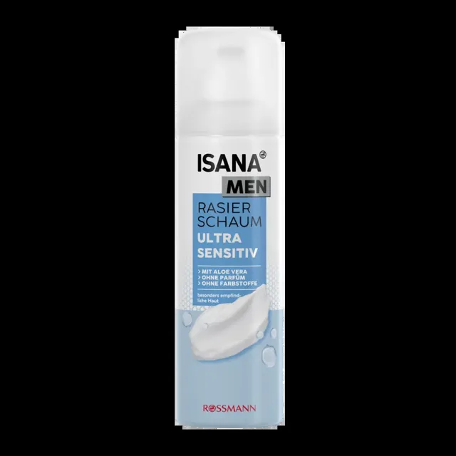 ISANA Men Pěna na holení Ultra Sensitive  300 ml