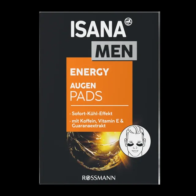 ISANA Men Polštářky pod oči Energy 12 ks