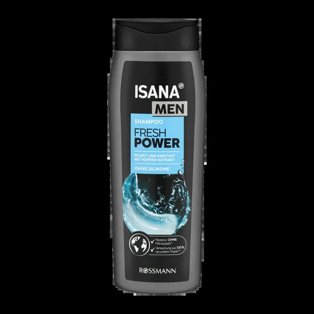ISANA Men Šampon Fresh Power 300 ml