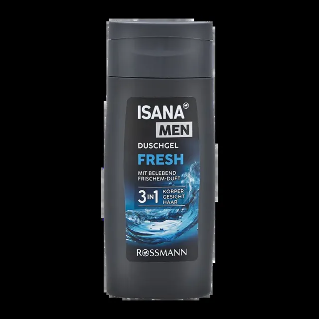 ISANA Men Sprchový gel pro muže 3v1 Fresh mini 50 ml