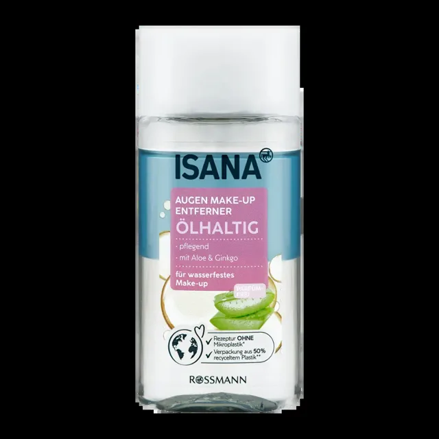 ISANA Odličovač očí s olejem mini 50 ml 50 ml