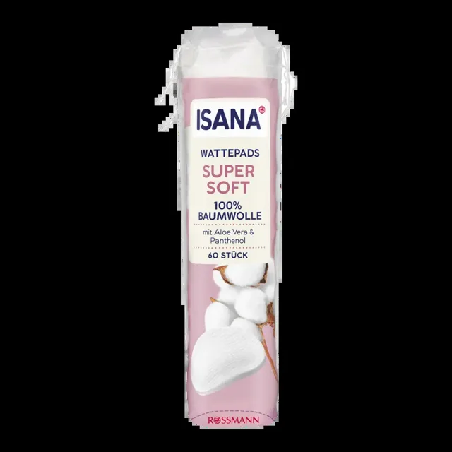 ISANA Odličovací tampony s aloe vera a panthenolem 60 ks