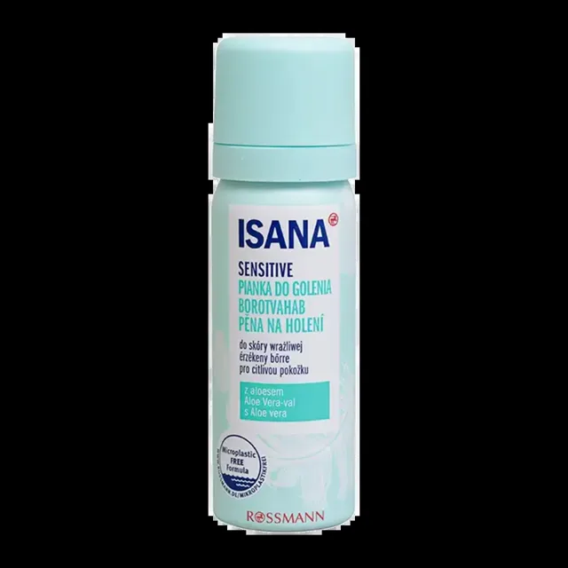 ISANA Pěna na holení Aloe Vera pro citlivou pokožku 50 ml