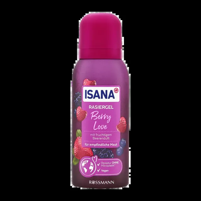 ISANA Pěna na holení Berry love 75 ml