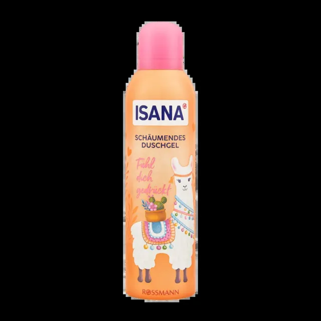 ISANA Pěnový sprchový gel Alpaka  200 ml