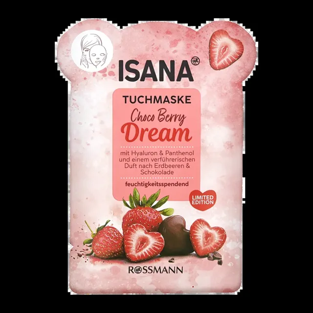 ISANA Pleťová maska ​​Choco Berry Dream