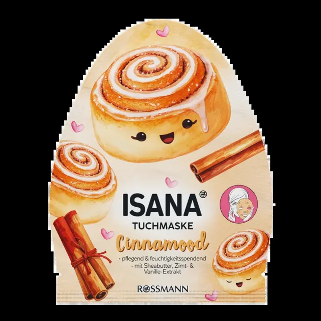 ISANA Pleťová maska Cinnamood