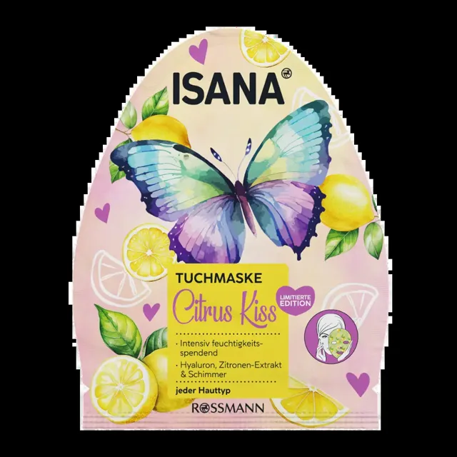 ISANA Pleťová maska Citrus Kiss