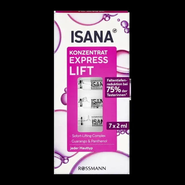 ISANA Pleťové ampule Express Lift Konzentrat 14 ml