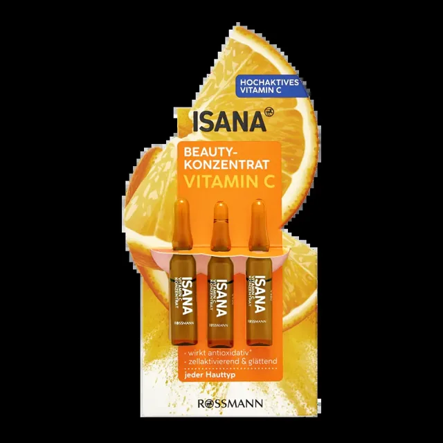 ISANA Pleťové ampulky s vitaminem C 3 ks