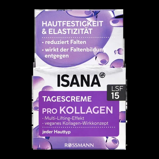 ISANA Pleťový denní krém Pro-Kollagen SPF 15 50 ml