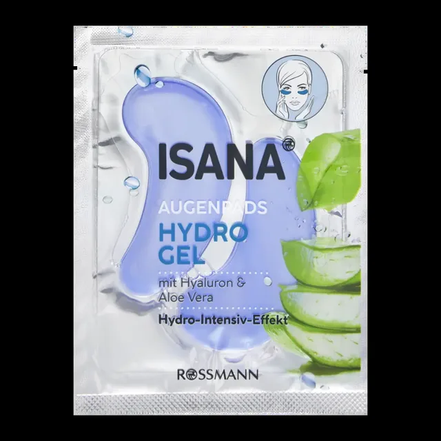 ISANA Polštářky pod oči s hyaluronem Aloe vera