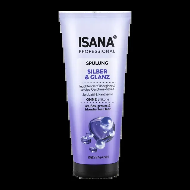 ISANA Professional Kondicionér pro šedé a odbarvené vlasy 200 ml