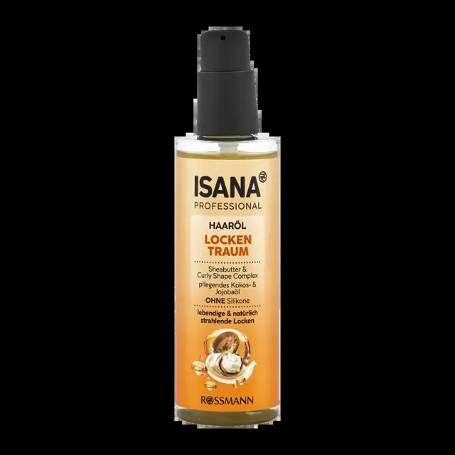 ISANA Professional Pečující olej na kudrnaté a vlnité vlasy 100 ml