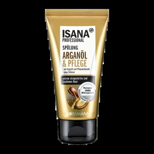 ISANA Professional Šampon a kondicionér 2v1 s arganovým olejem 50 ml