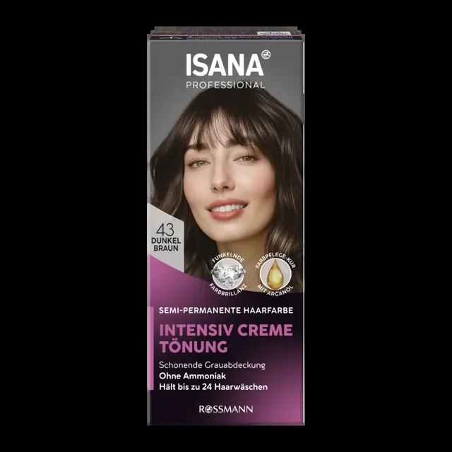 ISANA Professional Smývatelná barva 43 Tmavě hnědá