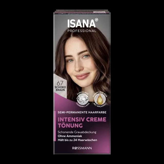 ISANA Professional Smývatelná barva 67 Čokoládová
