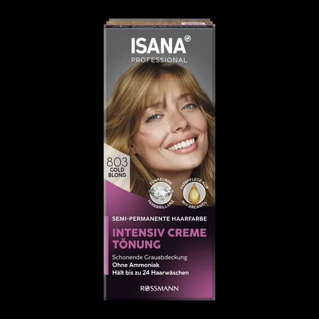 ISANA Professional Smývatelná barva 803 Gold blond